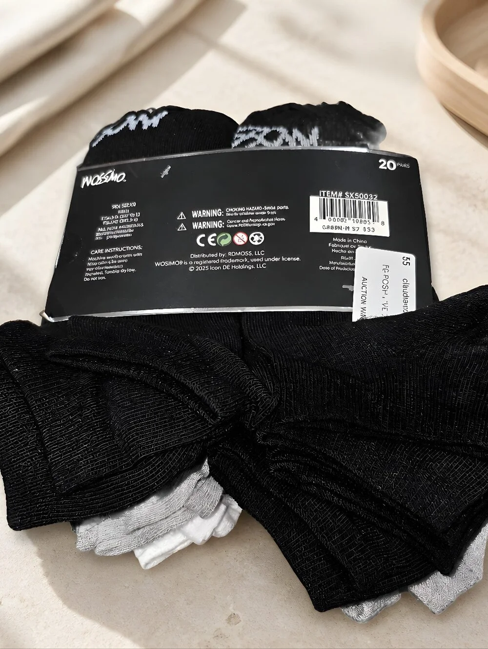 (#1) Mossimo No Sho Socks Can Be Uniex Shoe Size 6-12